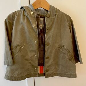 Bonpoint unisex Khaki jacket with puffer vest